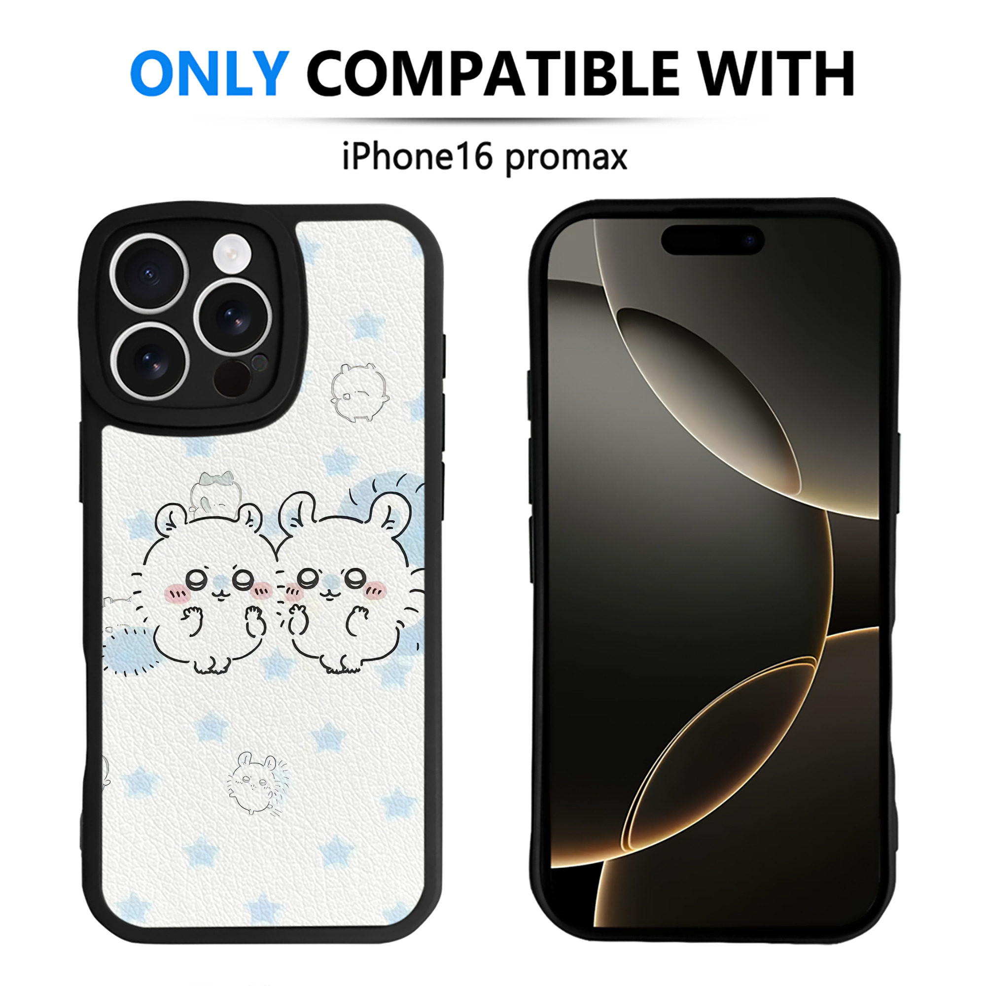 （画像用） ちいかわ Chii-kawa 【iPhone 16シリーズ対応】シリコンスマホケース（レザー調） 材質：シリコン